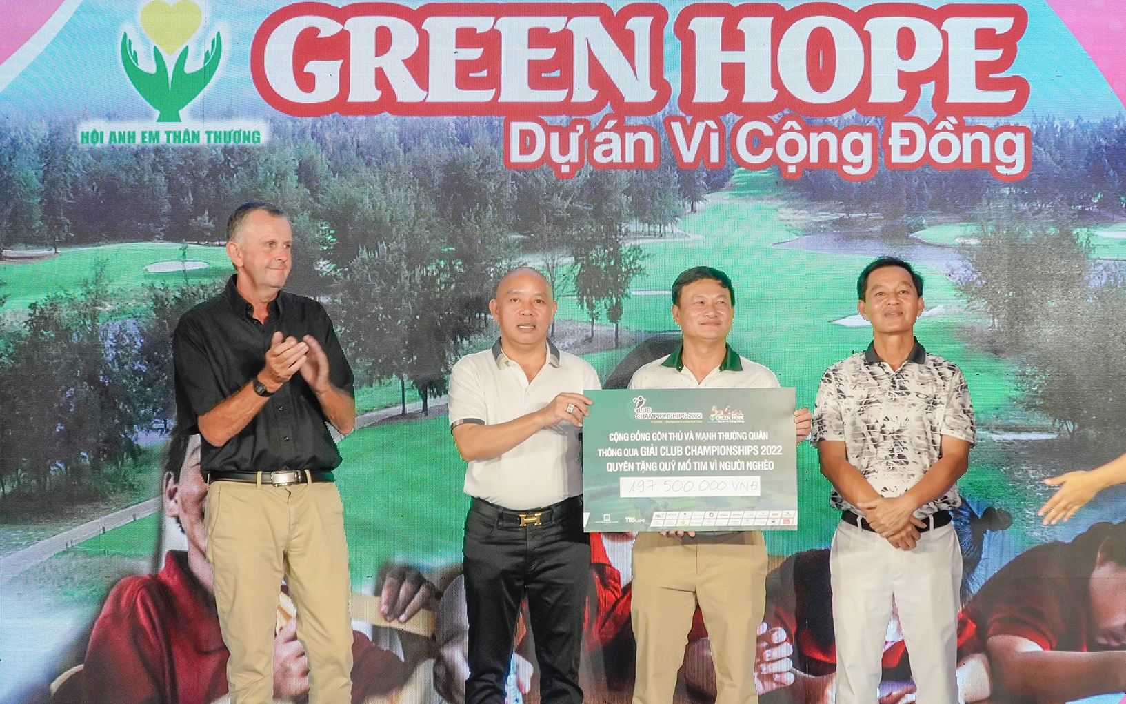 Almost 200 million VND for Heart Surgery Fund in the 12th Club Championship